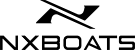 Logo da NX Boats na cor preta