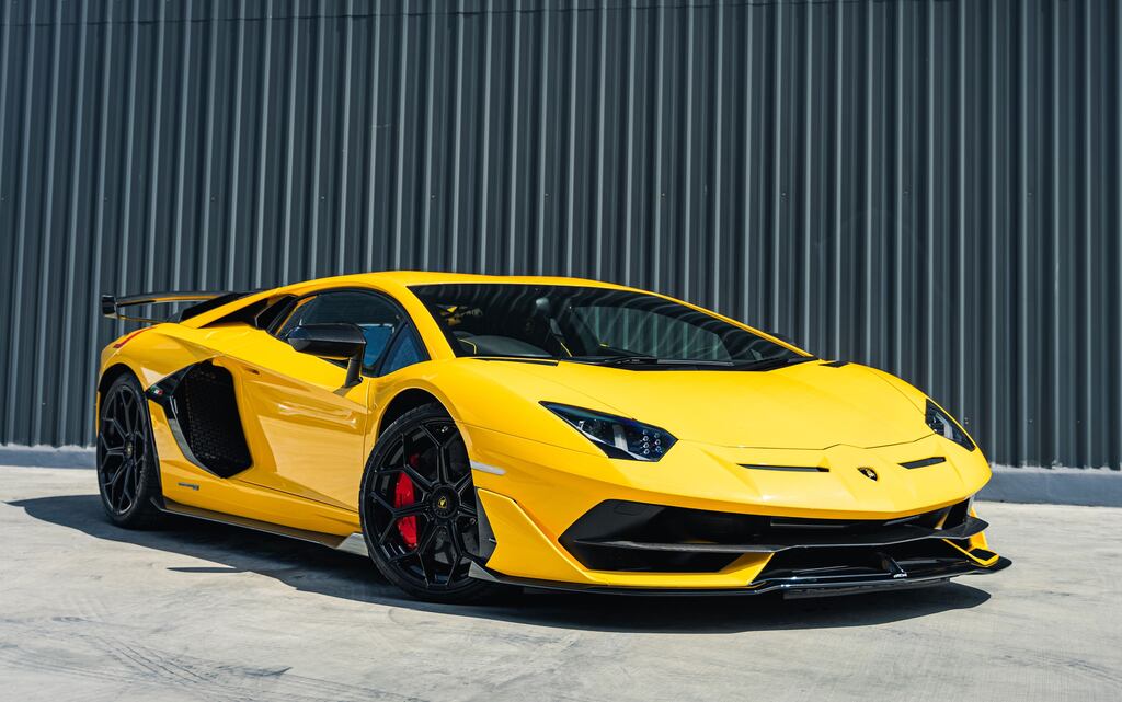 carro da marca de carros de luxo Lamborghini