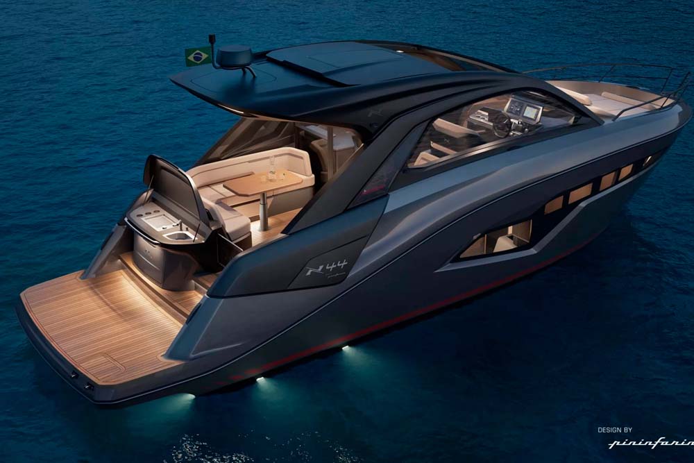 NX 44 by Pininfarina, barco de luxo da NX Boats