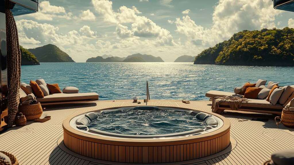 barco de luxo para lazer