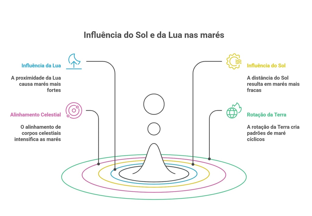 nível da maré