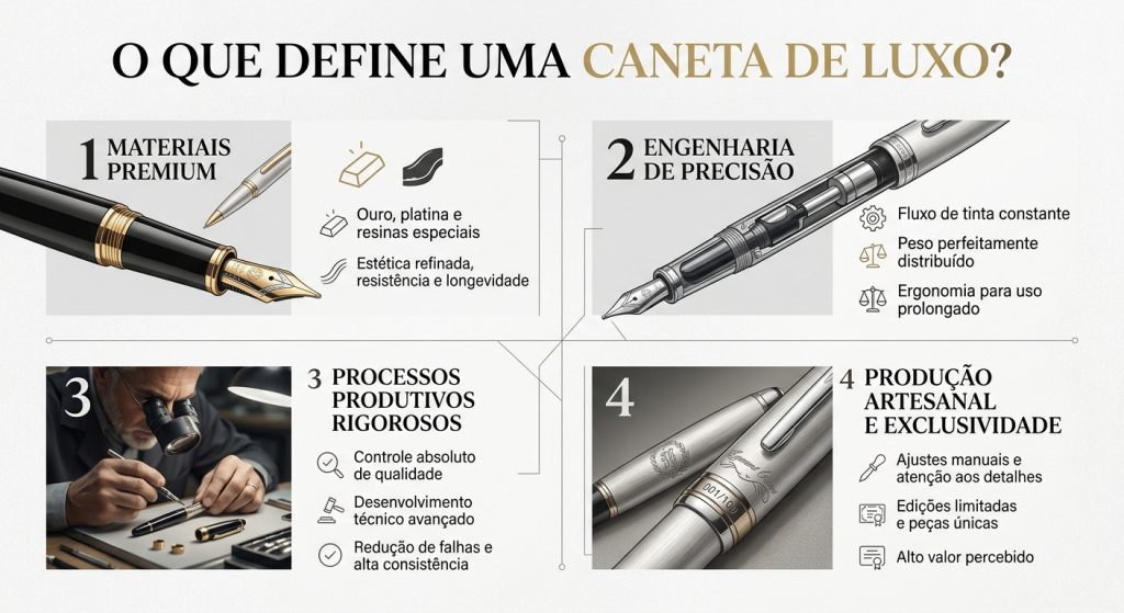 marcas de canetas de luxo​